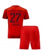 Bayern Munich Konrad Laimer #27 Domácí dres pro děti 2024-25 Krátký Rukáv (+ trenýrky)